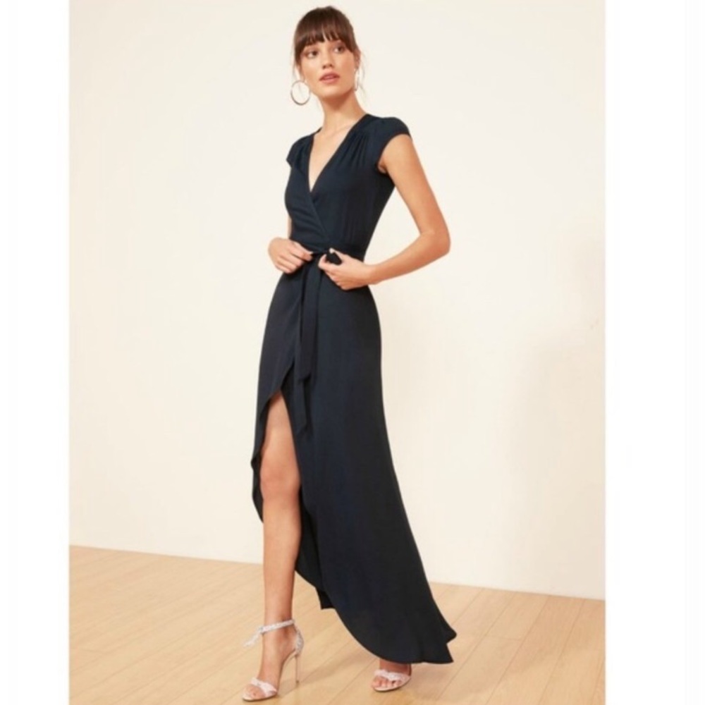 Reformation Chamomile Wrap Dress